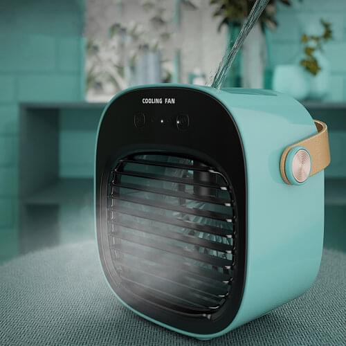 DIOZO Portable Air Cooler Fan USB Desk Mini Fan Air Conditioner For Office Bedroom Desktop Air Cooling Fan Humidifier Purifier