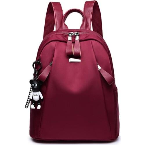 New Bag Waterproof Oxford Women Backpack Zipper School Bags For Teenagers Girls Small Backpack Female Rucksack Mochilas Feminina