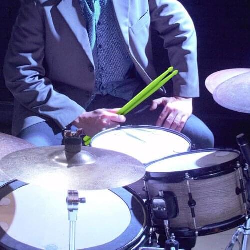 Luminous Drum Sticks 5A Nylon Drumsticks Colorful Glow In The Dark Night Stage Performance Stick Percussion Accessories Parts