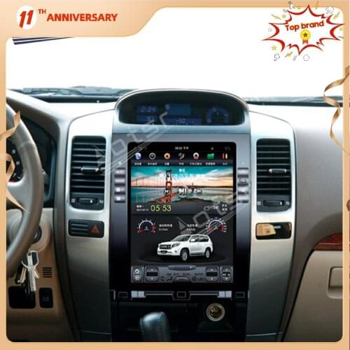 Tesla Android for Lexus GX470 for Toyota Prado 120 2002+ Multimedia Car Radio Player Auto GPS Navigation Stereo DSP Carplay 4G