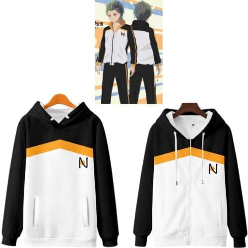 Re:Zero Natsuki Subaru Cosplay Hoodie Women Men Harajuku Sweatshirt streetwear hip hop Pullover Hooded Jacket Casual Sportswear