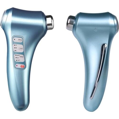 Blackhead Acne Remove Red Blue Led Photon Light Skin Rejuvenation Facial Beauty Machine Ultrasonic Ion Face Clean Tighten Device