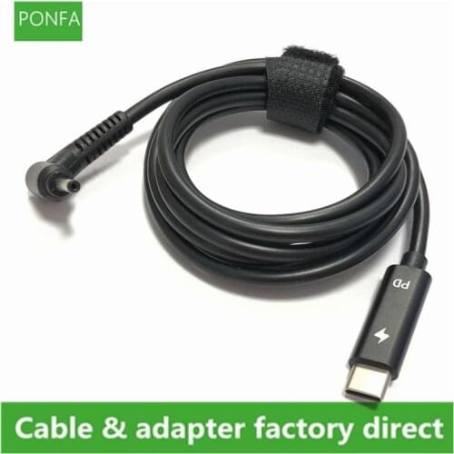 USB Type C PD Charging Cable to 4.0*1.35mm for ASUS Zenbook UX21A UX31A UX32A UX32V Laptop Power Adapter Charger Connector Cord