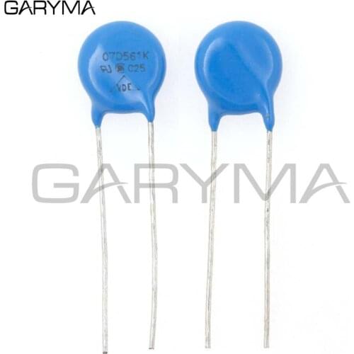 20pcs 07D Varistor 07D180K 07D22K 07D27K 07D33K 07D470K 07D68K 07D151K 07D181K 07D271K 07D391K 07D431K 07D471K Piezoresistor