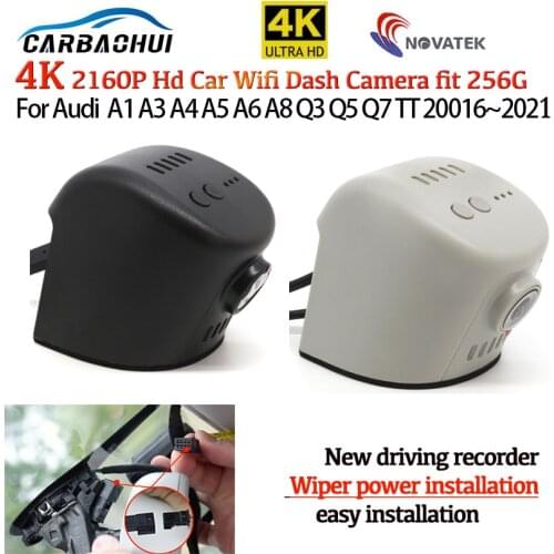 New Easy Installation Car DVR Wifi Dash Camera Video Recorder camera For Audi A1 A3 A4 A5 A6L A7 A8 Q2 Q3 Q5 Q7 TT 2016~2020
