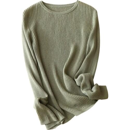 100% Cashmere Womens Sweaters Normcore/Minimalist Solid Solid Winter Warm Camisolas De Inverno Mulher long sleeve top women