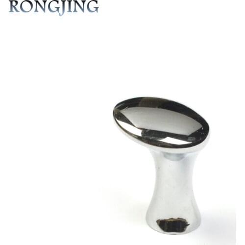 2X Modern Kitchen Cabinet Drawer Knobs Bright Chrome Cupboard Closet Dresser Drawer Handles Wine Box Puls