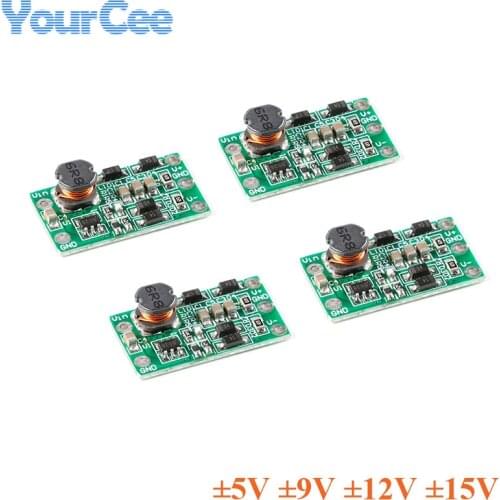 5pcs DC-DC Mini Boost Step Up Module Single Voltage to Positive Negative Voltage Dual Voltage ±5V ±9V ±12V ±15V Step Up Board