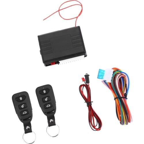 Car Remote Central Kit Door Lock Keyless Entry System with 2 Keys