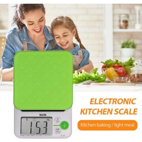 TANITA Digital Kitchen Scales Electronic Scale Food Scale for Cooking Baking Measure Tools KD-192 (green)