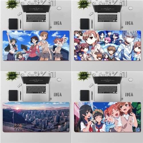 FHNBLJ A Certain Scientific Railgun MousePads Computer Laptop Anime Mouse Mat Free Shipping Large Mouse Pad Keyboards Mat