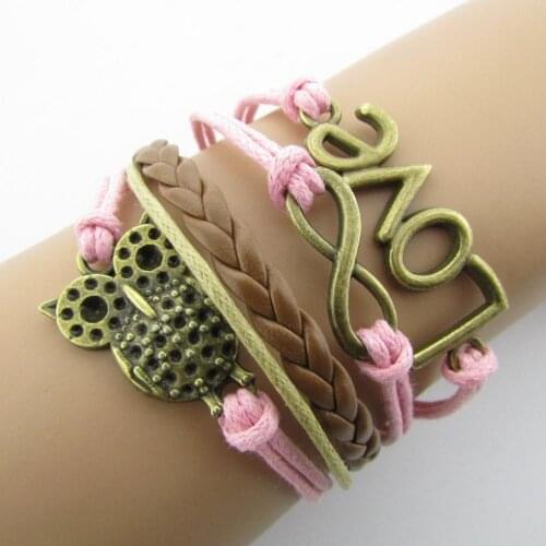 Free Wings Leather Bracelets