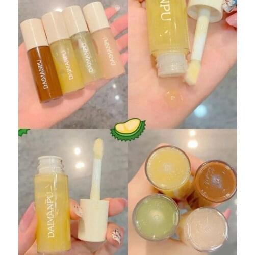 Fruit Lip Oil Clear Moisturizing Lip Gloss Sexy Cute Crystal Lipstick Long Lasting Moisturizing Lip Plumper Lip Makeup TSLM2