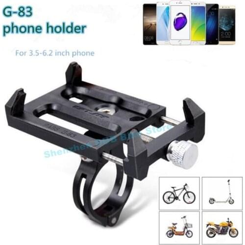 Gub G-83 Anti-slip Universal Bicycle Bike 3.5-6.2inch Phone Holder Mount Bracket For Smart Mobile Cellphone Handlebar Clip Stand