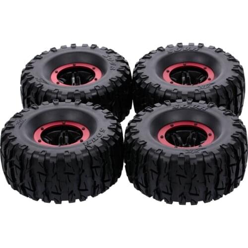 4pcs 135mm 2.2 Inch Rim Rubber Inflatable Tire Wheel for RC Car Traxxas HSP Redcat RC4WD Tamiya Axial SCX10 D90 RC Rock Crawler