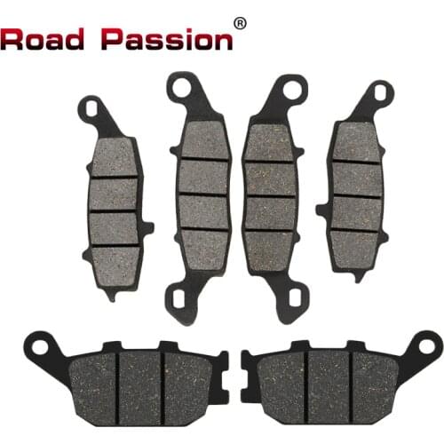 Road Passion Motorcycle Front Rear Brake Pads Set For Suzuki SV400 DL650 DL1000 V-Strom GSF650 Naked Bandit 650 GSR750 SV650