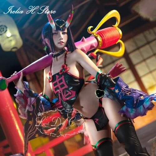 Fate /Grand Order Guardian girl Shuten Douji Cosplay Costume sexy lingeries Valentines Day shuten douji Halloween costumes
