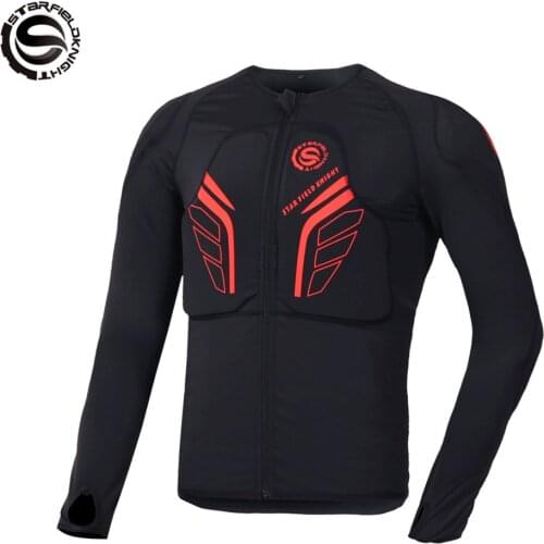 Star Field Knight Motorcycle Jacket Protective Gear Motocross Protection Jacket Motorbike Racing Body Armor Men Moto Armor Black