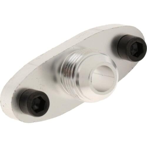 Oil Feed Inlet Flange Gasket Adapter Kit 10AN Fitting T3 T4