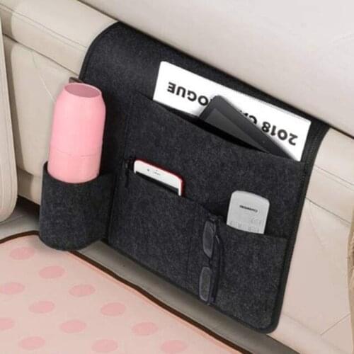 Bedside Storage Organizer Hanging Caddy Bed Holder Pockets Bed Pocket Sofa Organizer Pockets Book Felt Bed Holder Pockets