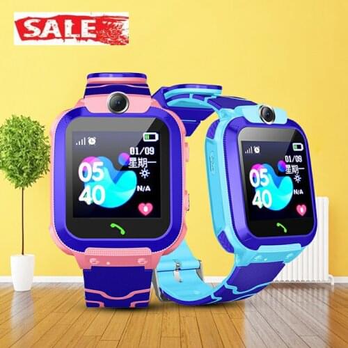 Anti Lost Q12 OLED Child kid Tracker SOS Monitoring Positioning Phone smart Kids LBS baby smart Watch Compatible IOS & Andrio