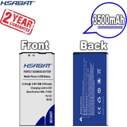 New Arrival [ HSABAT ] 3500mAh BV-5S Replacement Battery for Nokia X2 X2DS RM-1013 1013 X+ X Plus