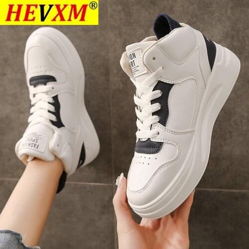 Women Sneaker 2021 New Fashion Shoes Women Platform Casual Sneakers Solid Breathable High Quality Womens Vulcanize Shoe