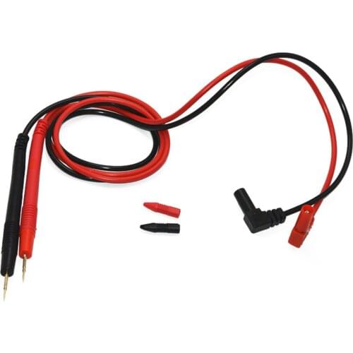 1Pair Multimeter Test Leads 1000V 10A Meter Test Leads Cable Probe Copper Sharp Needle for Resistor LED SMD Components Measure