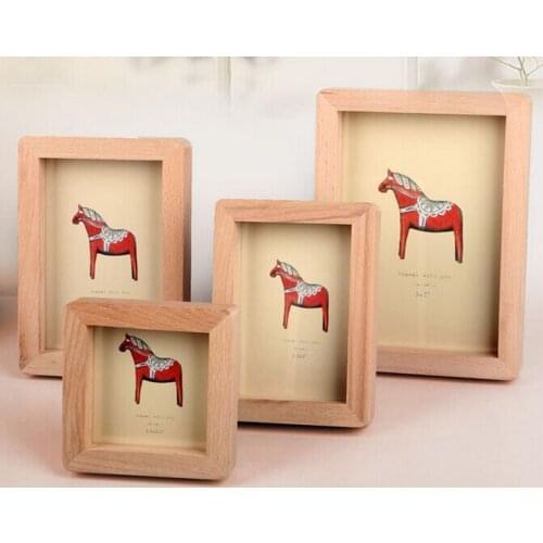 1PC 4 Sizes New Hot Vintage Photo Frame Home Decor Wooden Wedding Casamento Pictures Frames Wholesale J0954