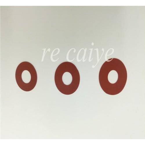100 Pieces Red caiye Rubber Sucker caiye Printing Machine Spare Parts Size 35x14x0.5mm