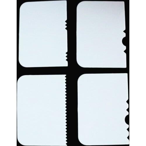 4Pcs/Set High Quality Plastic Scraper Butter Knife Gift Dough Cutter Flour Tool Kitchen DIY Baking Tools