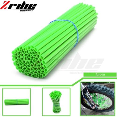 72pcs Colorful Motorcycle Wheel Rim Cover Spoke Skins Wrap Tubes Universal for Most of motorcycle/bike custom