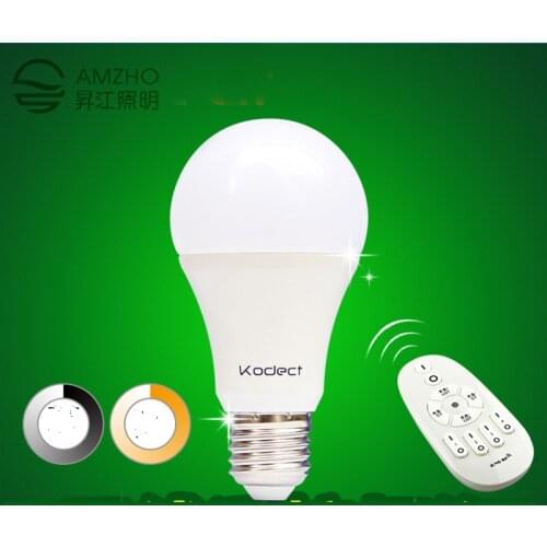 Wireless Remote Control LED Bulbs Light Lamp Warm White Color Change Dimmable E27 Bulb Light 9W 12W 6W AC85-265V Night Light