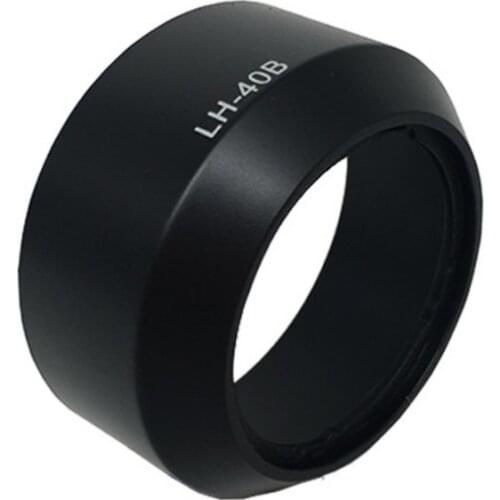 LH-40B LH40B Black Silver camera Lens Hood Shade For Olympus M.ZUIKO DIGITAL 45mm 1:1.8 Lens