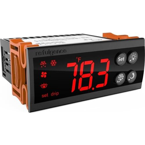 Elitech ECS-06CX Digital Temperature Controller 110V Fahrenheit and Centigrade Thermostat Cooling Heating