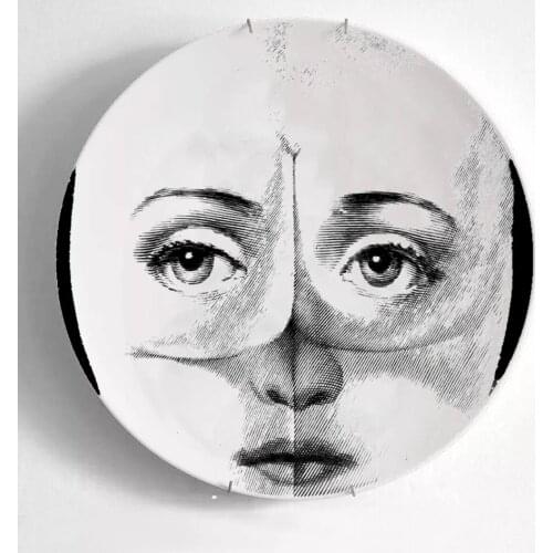 6/7/8/10 Inch New Top Fashion Milan Plates Decorative Wall Hanging Plate Bone China Plate Room/home/hotel Decor