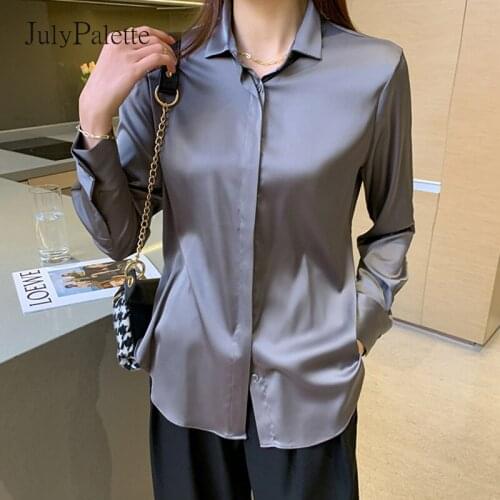 Шелковые блузки JulyPalette China At AliExpress