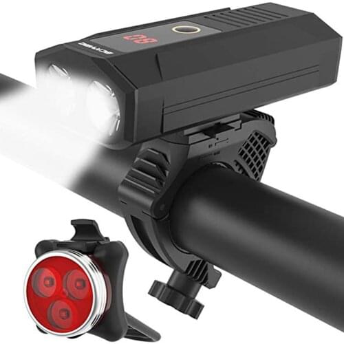 Mountain Road Bike Light Sets High Brightness Bicycle Rear Front Lights Lamp Cycling USB Rechargeable Headlight Taillight Night