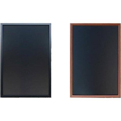 2019 Newest Retro creative magnetic blackboard Wooden double-sided hanging restaurant menu price list blackboard 40/50/60cm