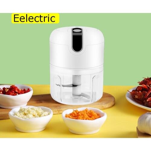 Mijia Elektrische Mini Voedsel Knoflook Groente Chopper Grinder Crusher 304 Stainless Steel Blades Waterproof Food Grade cup