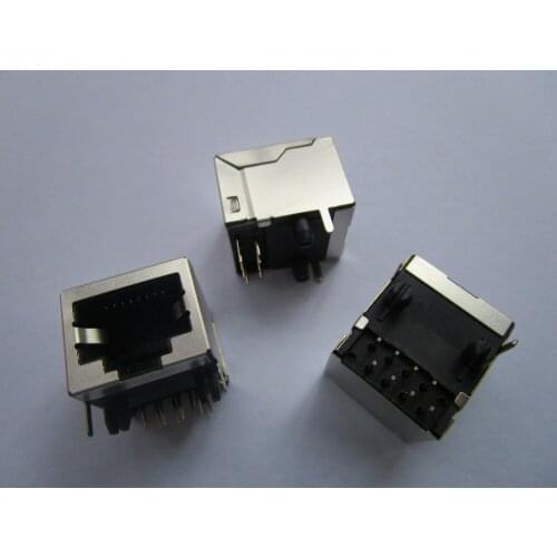 PCB Jack RJ45 Modular Network 59 8P 18.4mm LAN Connector 10 pcs per Lot