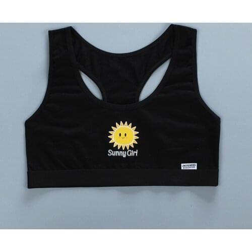 New 12-16Y Kids Training Bra for Teenagers Underwear Summer Camisoles Tops Teens Padded Training Bra Adolescente Girls Lingerie