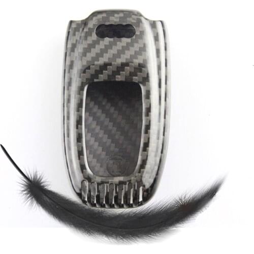 Carbon Fiber Key Fob Holder Case Shell For Audi Audi A4 S4 A5 S5 B8 8K B8.5 A6 S6 C7 A7 S7 4G8 A8 S8 4H Q5 SQ5 8R A8 RS 4 5 6 7