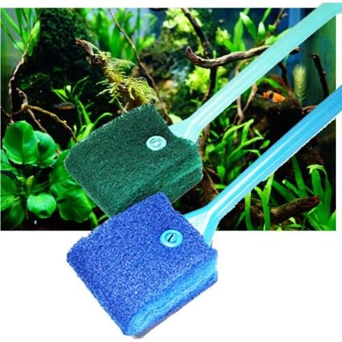 Aquarium Fish Tank Glass Plant Cleaning Brushes Floating Clean Window Algae Scraper Sponge Accessories Tools High Quality