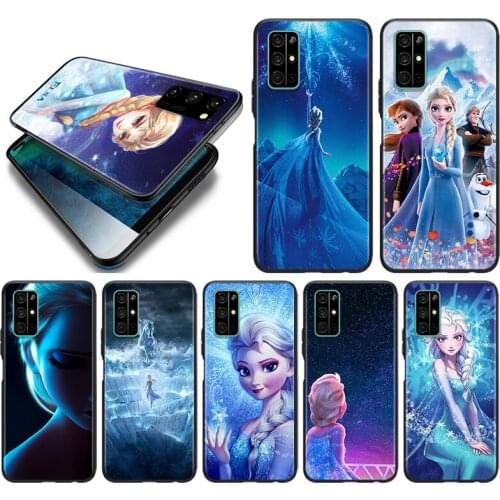 Silicone Cover Disney Frozen Princess For Honor 9 9S 9A 9C 9X 9N 9i V9 10 10i 10X X10 Lite Pro Shockproof Phone Case