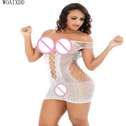 Sexy lingerie Teddies Bodysuits women hose black Elastic Bundled netting underwear female full body stocking hot intimate