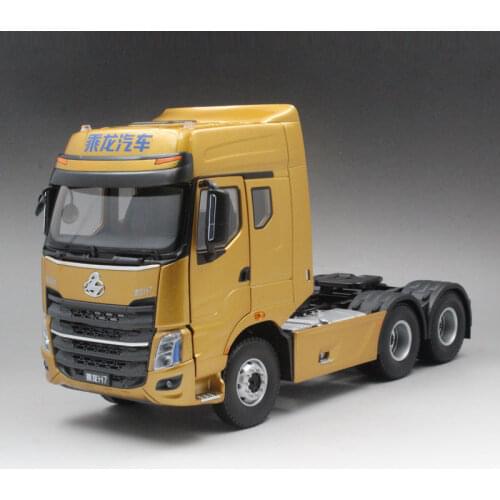 Alloy Model Decoration 1:24 Scale Dongfeng Chenglong H7 Truck Tractor Trailer Diecast Toy Model For Boy,Man Collection,Gift