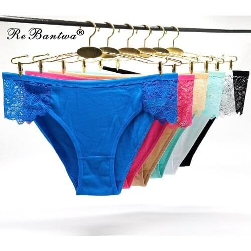 Sexy Lace Panties 2021 New Women Fashion Cozy Lingerie Tempting Pretty Briefs High Quality Cotton Low Waist Cute Women Underwear