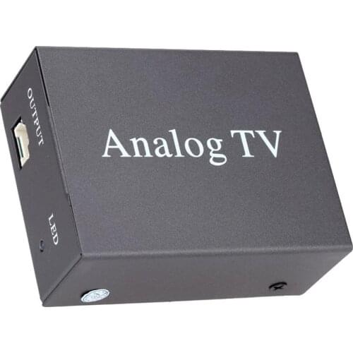 Universal ABS 12V Car Analog TV DVD Set-top Box Receiver with Remote Control Auto Mini Analog TV Box Set
