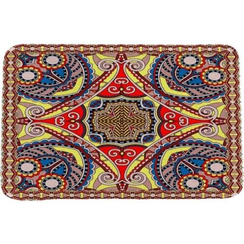 Ethnic Style National Customs Rug Hallway Carpets and Rugs for Bedroom Living Room Carpet Kitchen Bathroom Anti-Slip Floor Mats